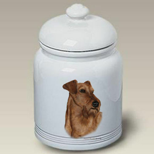 Irish Terrier Ceramic Treat Jar Tb 34220