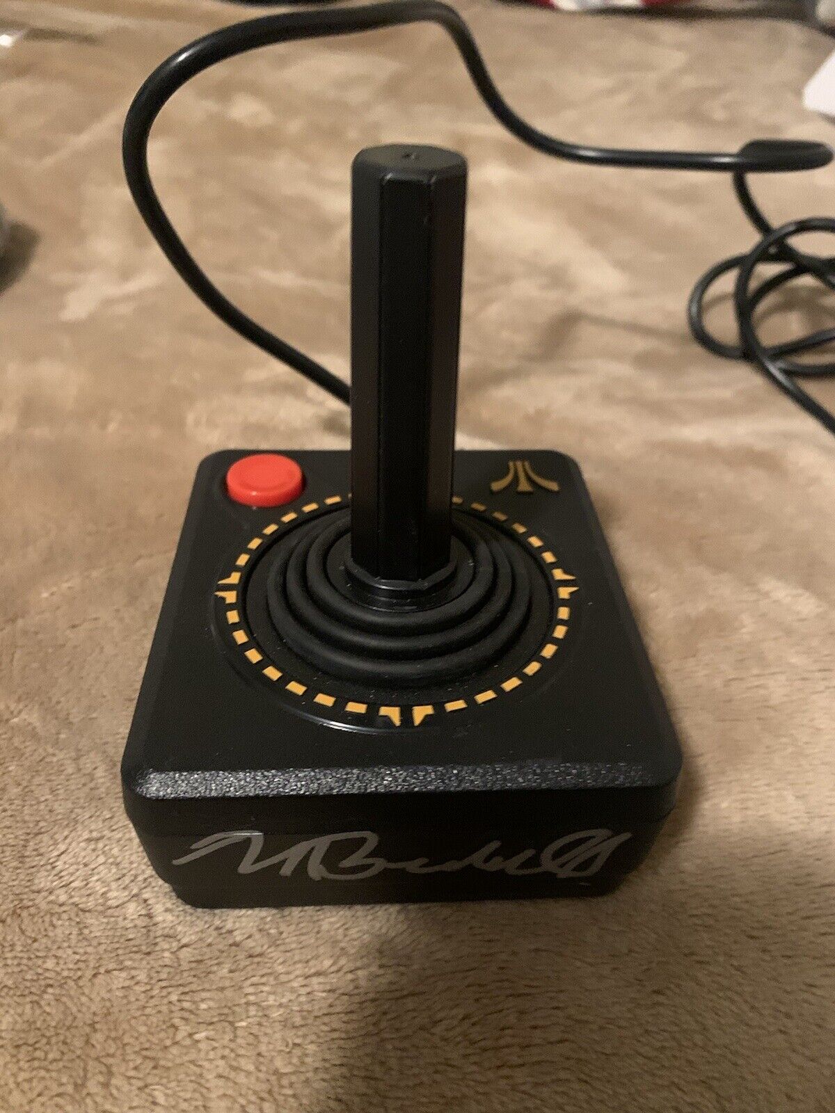 Nolan Bushnell Signed Joystick Atari 2600 Psa/dna Coa Joy Stick