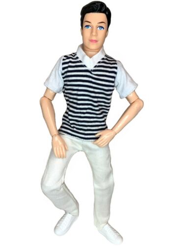 12” Prince Boy Doll Articulated Jointed Posable 14 Joints With Outfit & Shoes