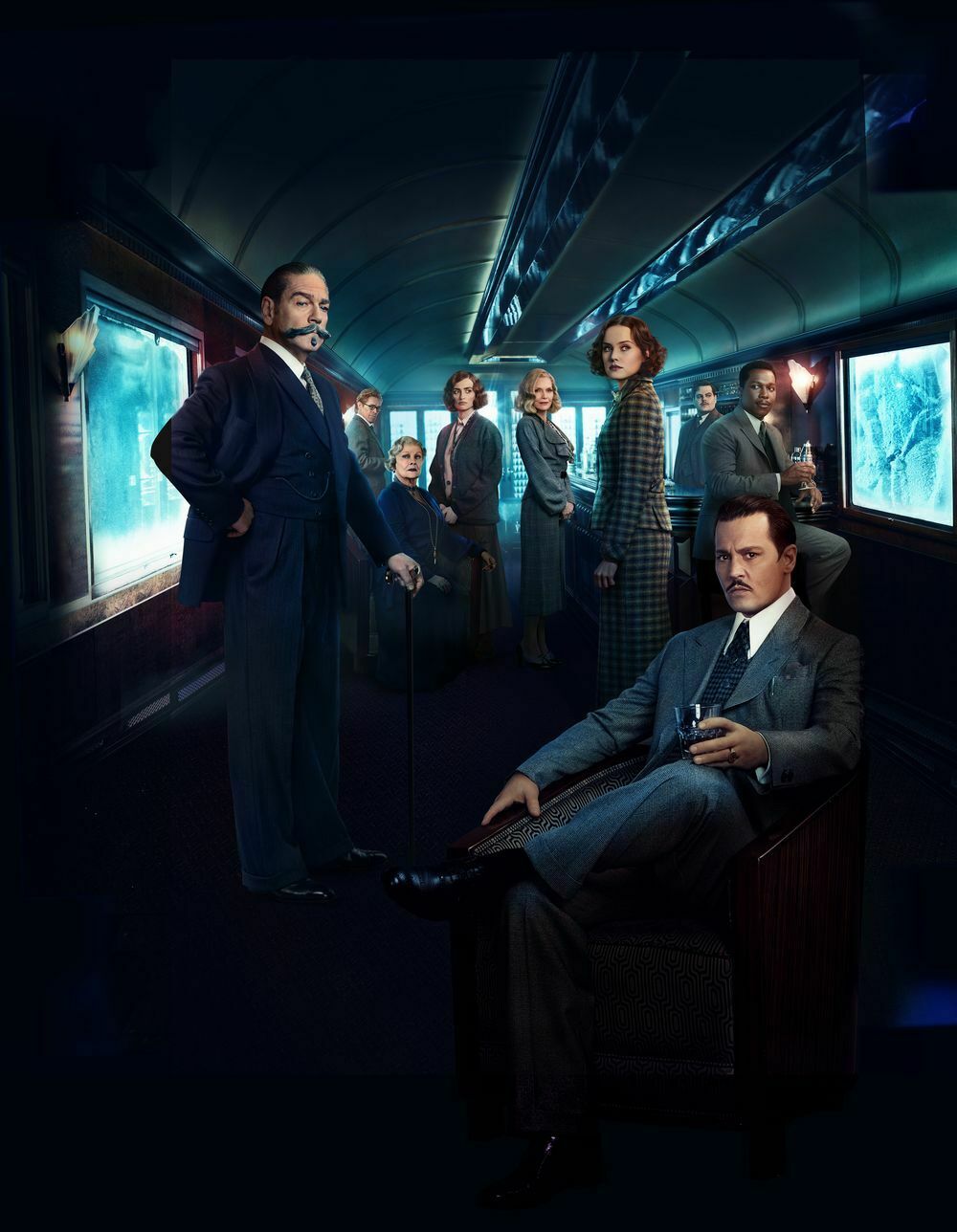 Murder On The Orient Express Movie Poster 18'' X 28'' Id-2-31