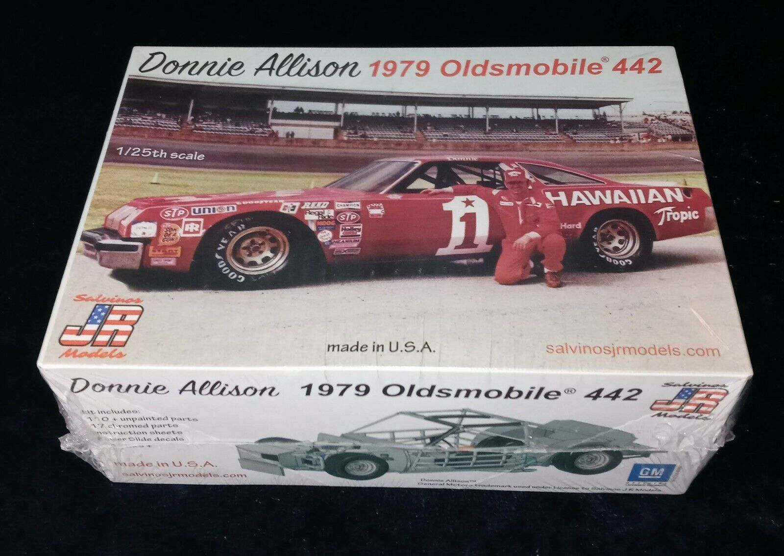 Donnie Allison 1979 Oldsmobile 442 Salvinos Jr Models 1/25 Scale Nib! Sealed!