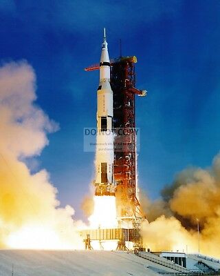Lift-off Of The Apollo 11 Saturn V From Launch Complex 39a - 8x10 Photo (bb-034)