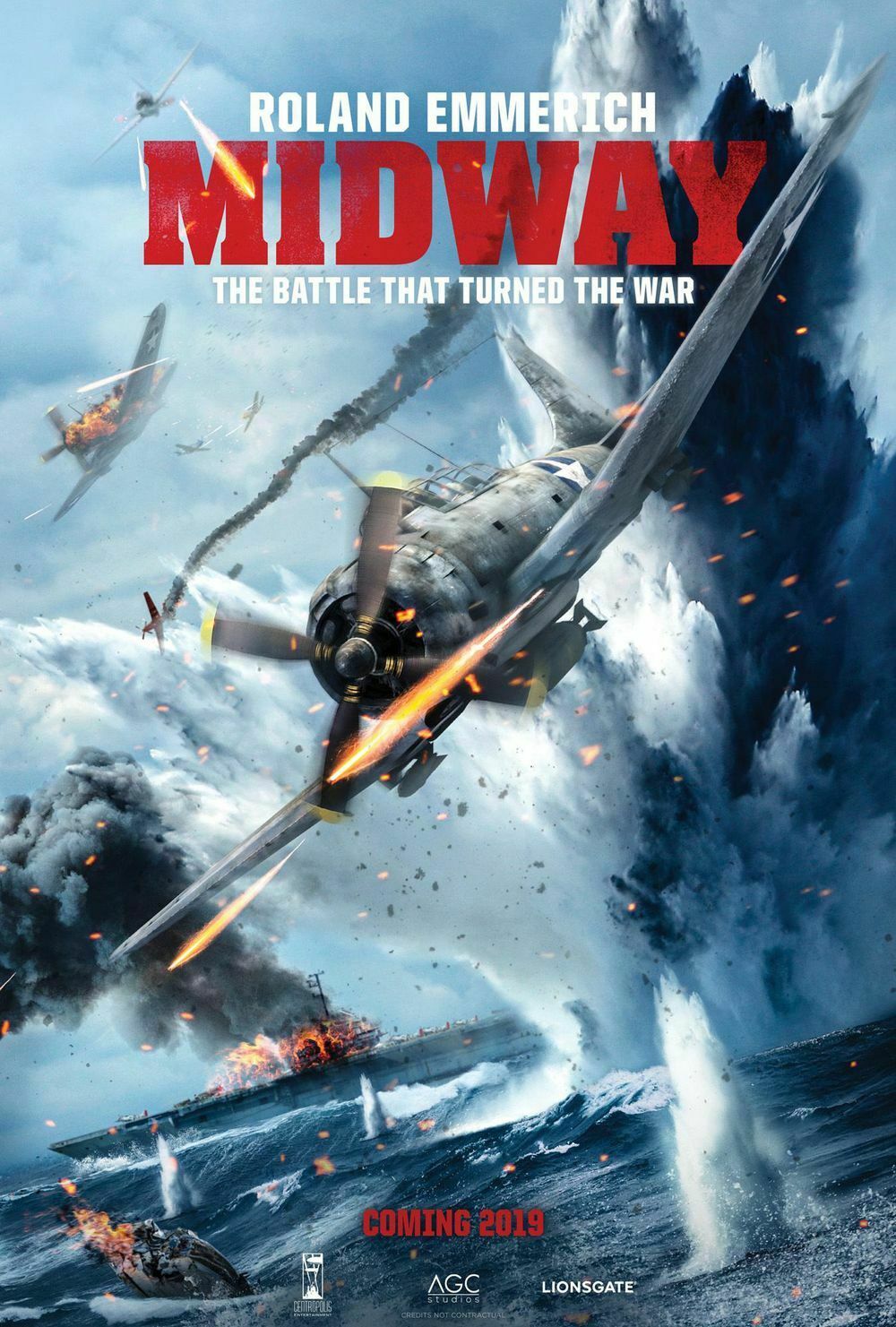 Midway Movie Poster 18'' X 28'' Id-2-54