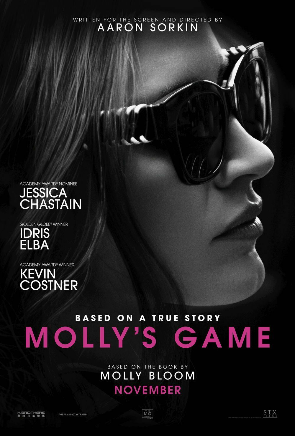 Mollys Game Movie Poster 18'' X 28'' Id-1-31