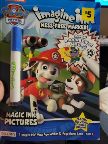 Nickelodeon Paw Patrol Imagine Ink With Mess Free Marker Activity Book