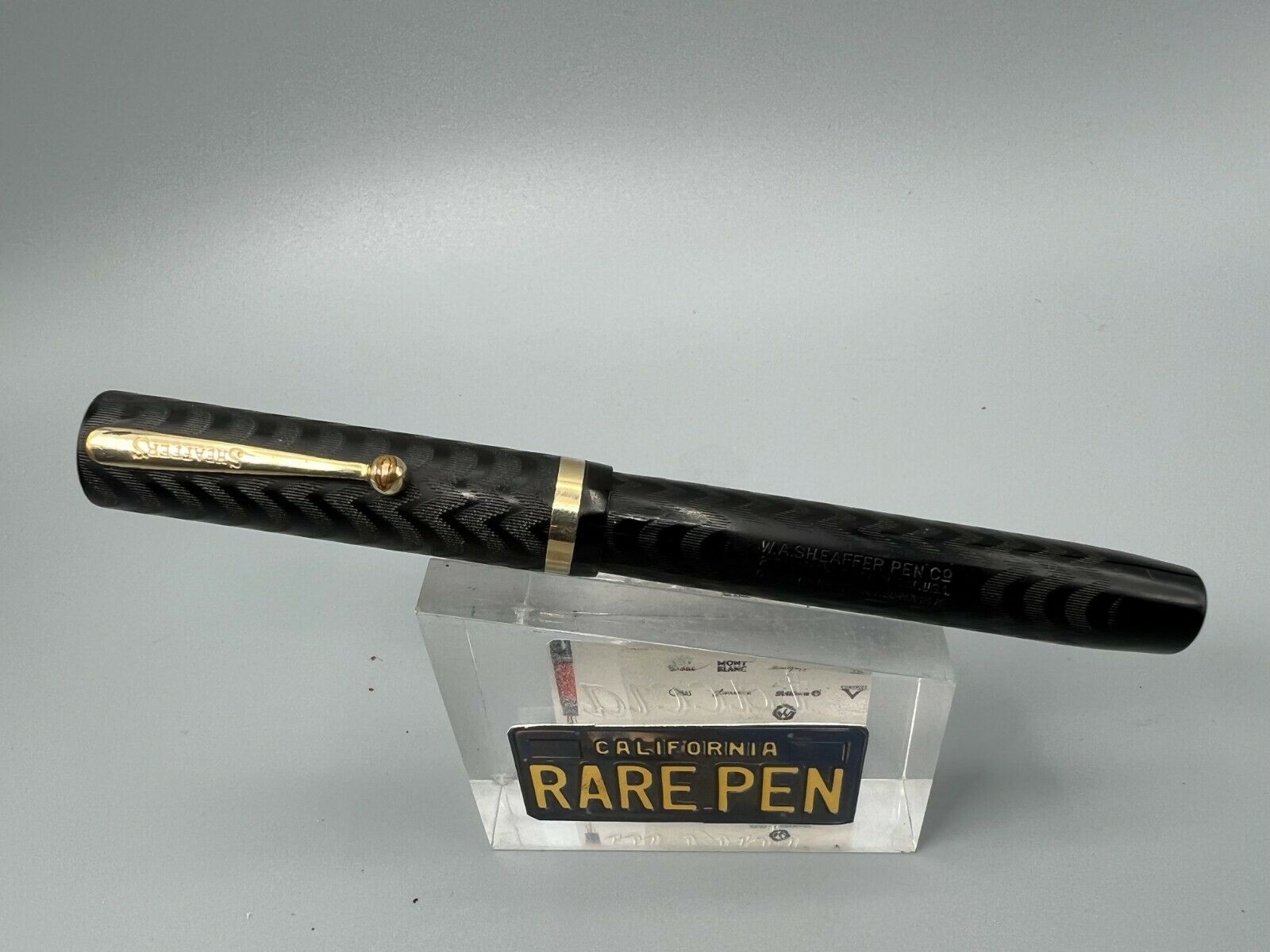 Vintage Sheaffer Bchr Oversized  Fountain Pen 14k Lifetime Fine Nib Amazing