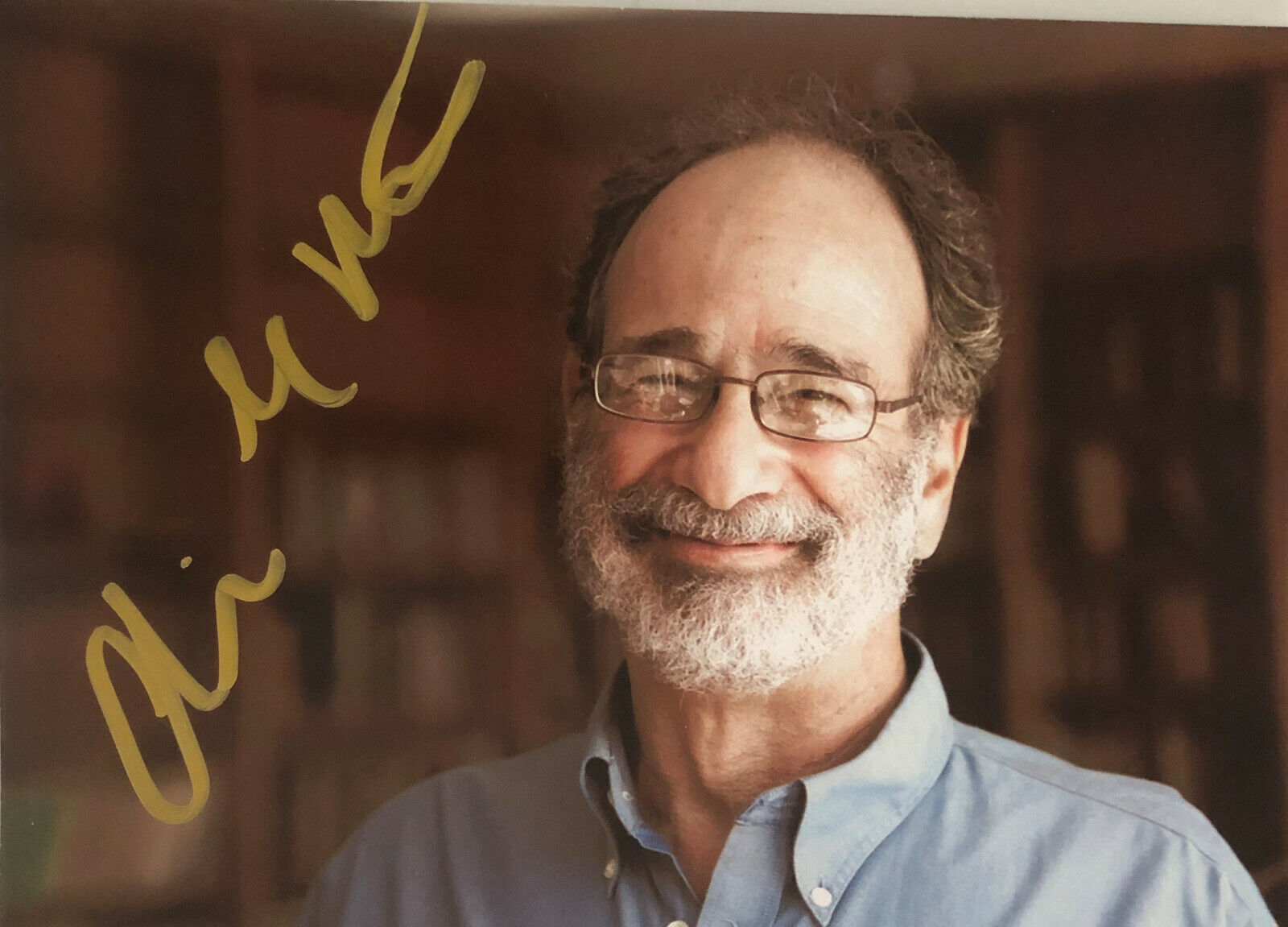 Alvin Roth  (nobel Prize Economics 2012) Hand Signed Photograph