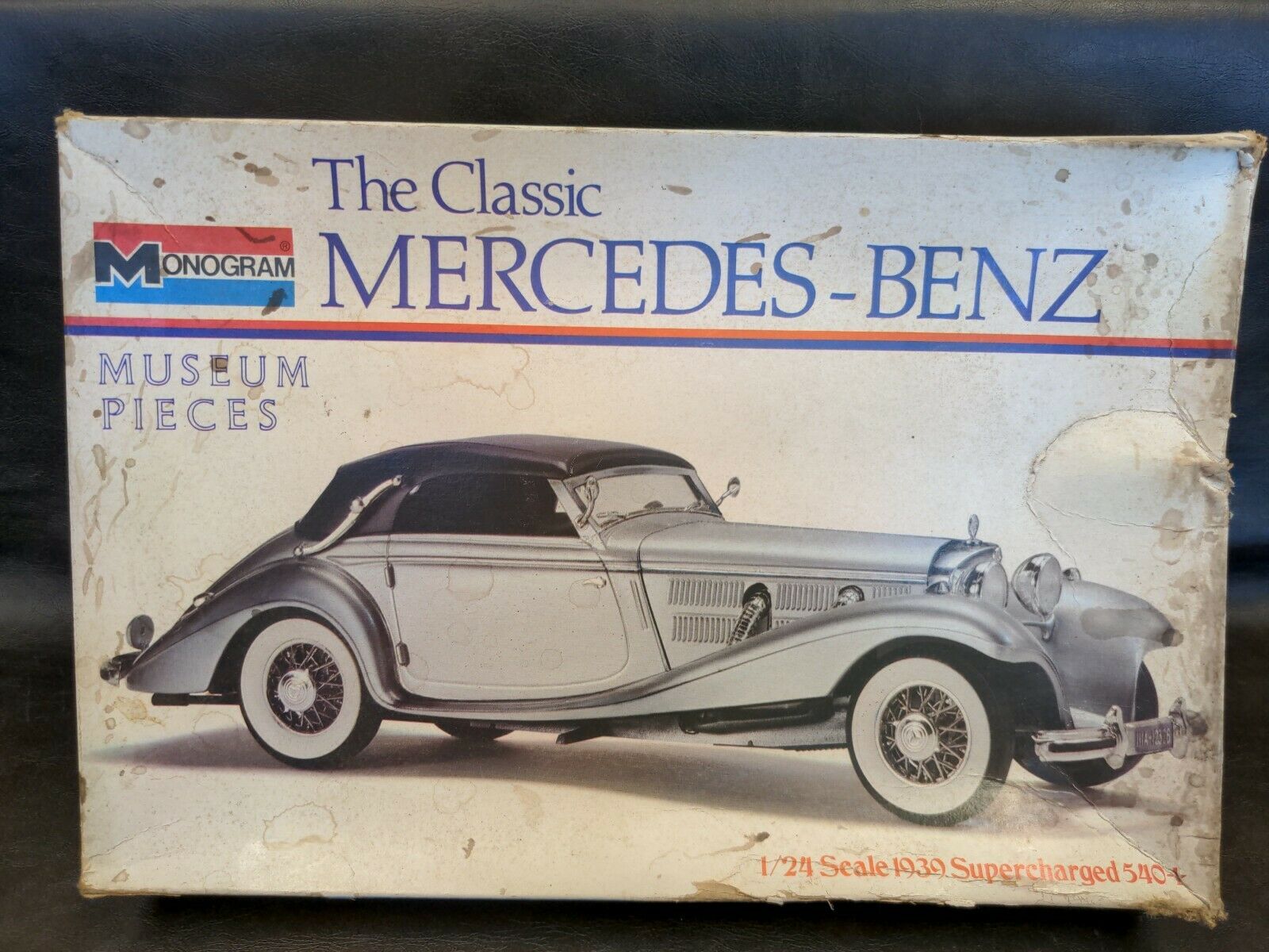 Monogram Classic Mercedes Benz 1/24 Scale Plastic Model Kit 2 Car Junk Yard