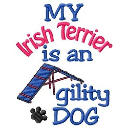My Irish Terrier Is An Agility Dog Long-sleeved T-shirt Dc1952l Size S - Xxl
